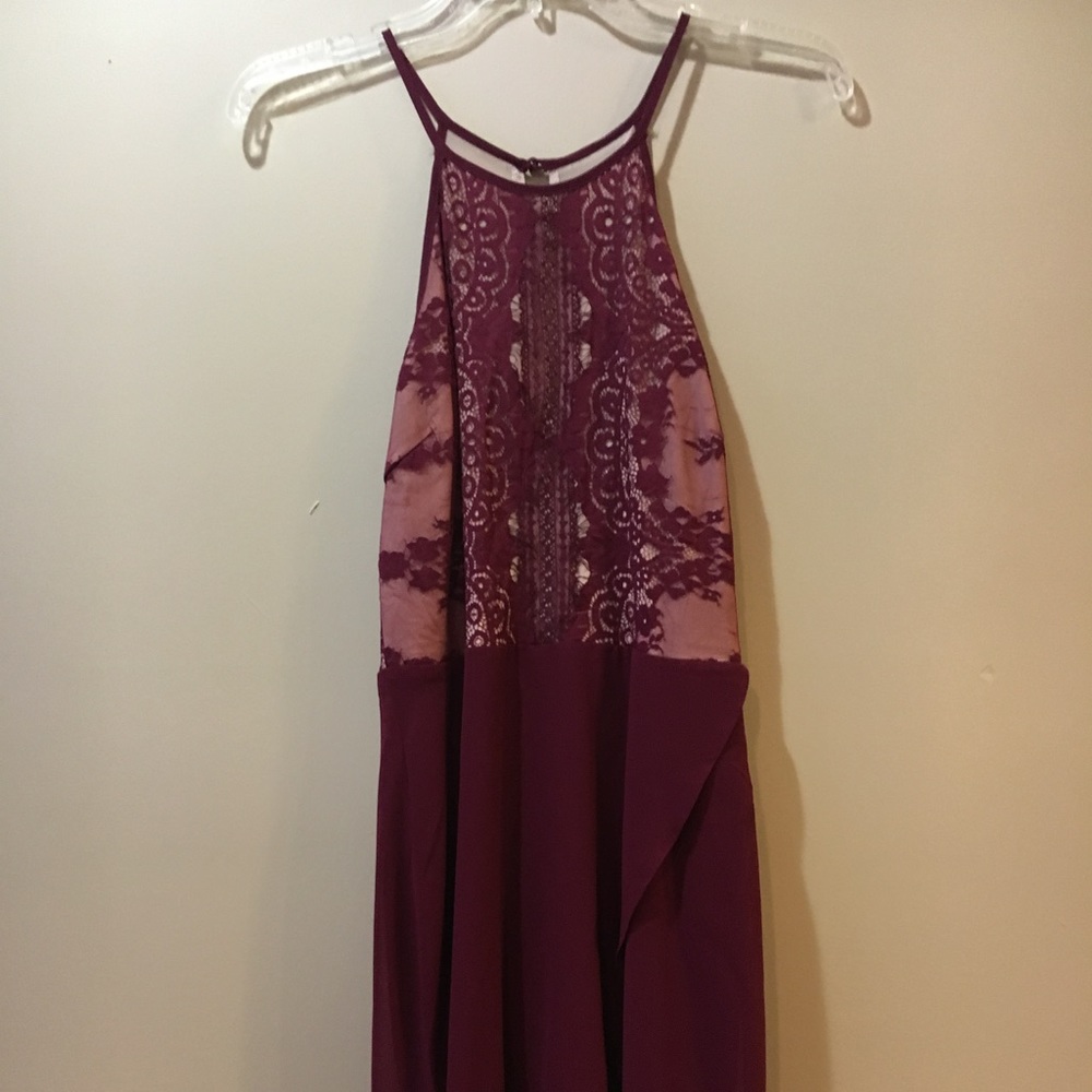 Deep Red Lush Dress • L